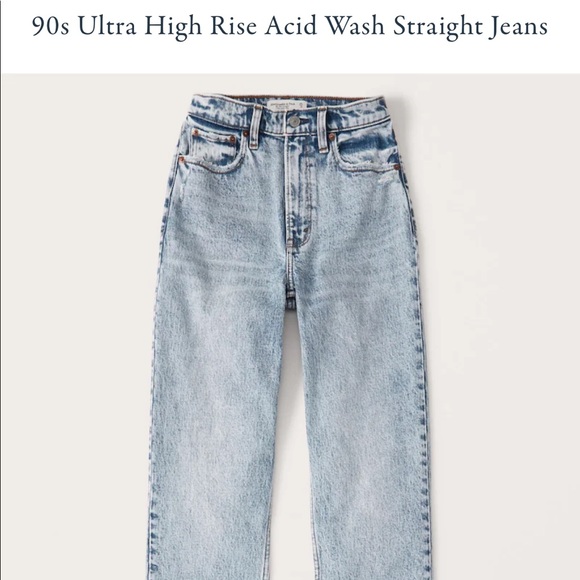 Abercrombie & Fitch Jeans | Abercrombiefitch 9s Ultra High Rise Straight | Poshmark
